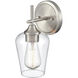 Ashford Indoor Wall Sconce Wall Light in Brushed Nickel